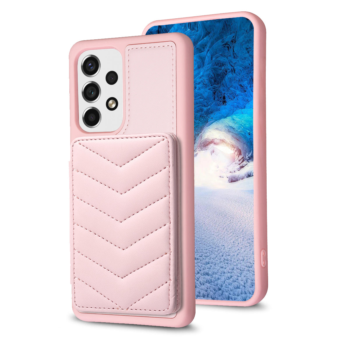BF26 For Samsung Galaxy A13 5G 4G Magnetic Snap Button Phone Case Kickstand TPU PU Leather Phone Shell with Card Holder BF26 For Samsung Galaxy A13 5G 4G Magnetic Snap Button Phone Case Kickstand TPU PU Leather Phone Shell with Card Holder